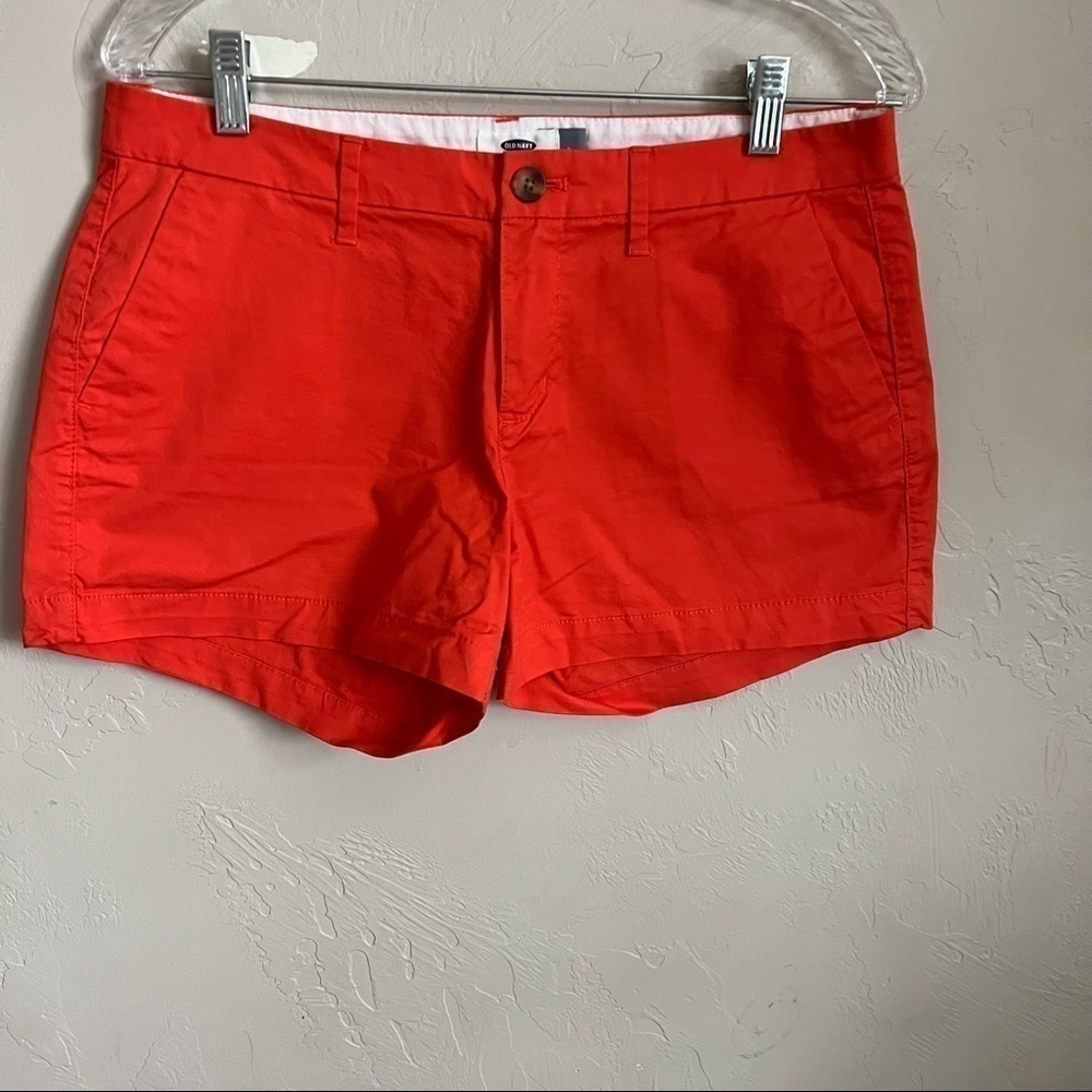 Old‎ Navy Orange Khaki Shorts - Picture 2 of 7